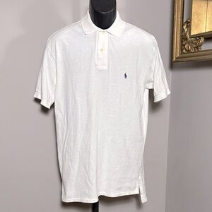 Polo Ralph Lauren VINTAGE Medium White Shirt USA Classic